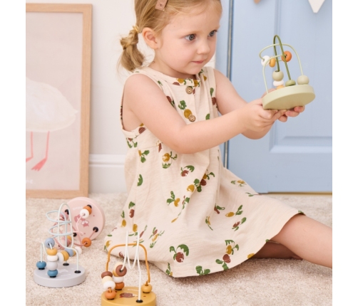 VIGA PolarB Drewniany Poręczny Labirynt Przeplatanka Pętla Motoryczna 1szt