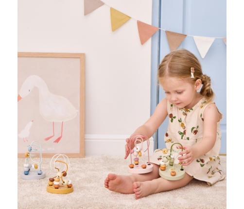 VIGA PolarB Drewniany Poręczny Labirynt Przeplatanka Pętla Motoryczna 1szt