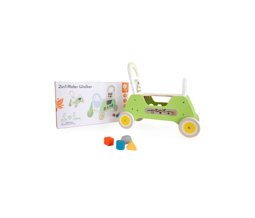 Деревянные ходунки - каталка 2in1 CLASSIC WORLD MONTESSORI