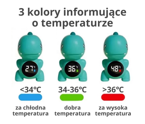 WOOPIE BABY Termometr Do Mierzenia Temperatury Wody Niebieski