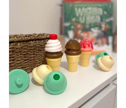 WOOPIE Zestaw do Robienia Lodów Układanka Lodziarnia 15 el.