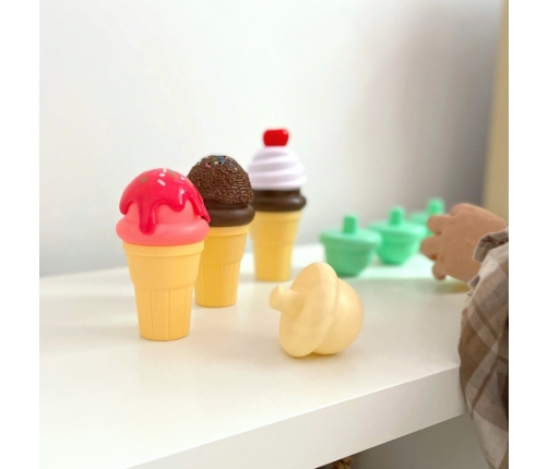 WOOPIE Zestaw do Robienia Lodów Układanka Lodziarnia 15 el.