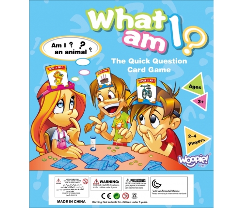 WOOPIE Kim jestem? Zgadnij Gra Rodzinna Rozrywkowa