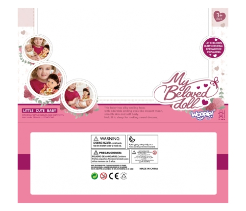 WOOPIE ROYAL Zestaw Opiekunka Lalka Bobas z Akcesoriami