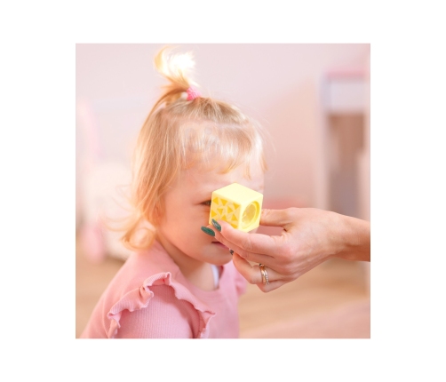 CLASSIC WORLD Drewniane Klocki Sensoryczne 7 Funkcji Układanka Multifunkcyjna Kształty Dźwięk MONTESSORI 14 el.