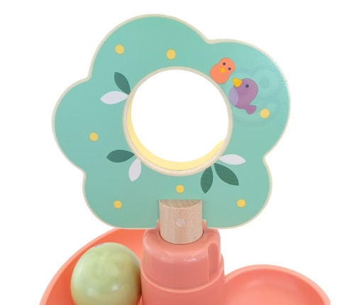 WOOPIE GREEN Drewniany Kulodrom Tor Kulkowy 6EL Sensoryczne Edukacyjny