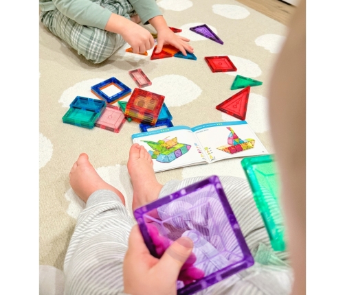 WOOPIE Magnetyczne Klocki Konstrukcyjne Montessori 3D