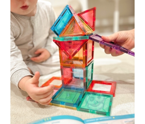 WOOPIE Magnetyczne Klocki Konstrukcyjne Montessori 3D