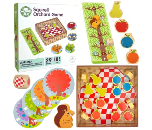 WOOPIE GREEN Wiewiórka w Sadzie Gra Planszowa Rodzinna FSC