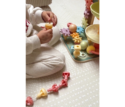 WOOPIE GREEN Drzewko Aktywności Kulodrom Montessori 4w1 FSC