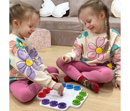 WOOPIE Strategiczna Gra Logiczna Trening Mózgu Kółko i Krzyżyk 36 el.