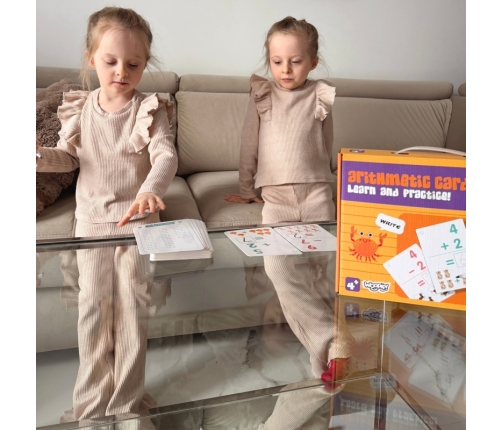 WOOPIE Karty Edukacyjne Fiszki Do Nauki Liczenia