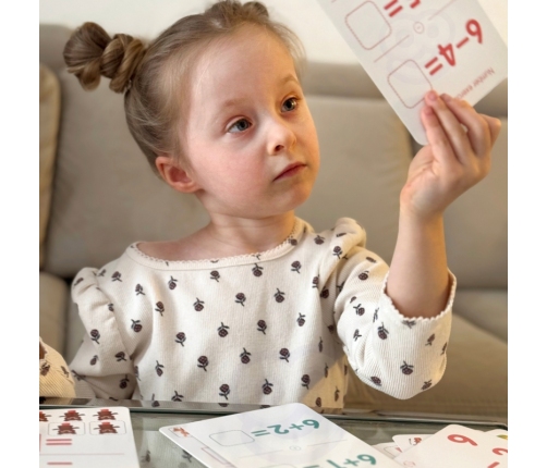 WOOPIE Karty Edukacyjne Fiszki Do Nauki Liczenia