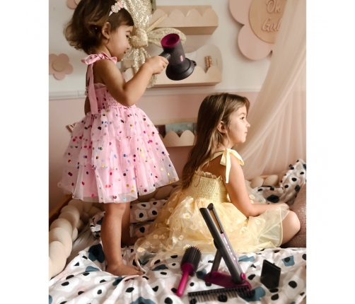 WOOPIE Zestaw Małego Fryzjera Suszarka Prostownica Akcesoria