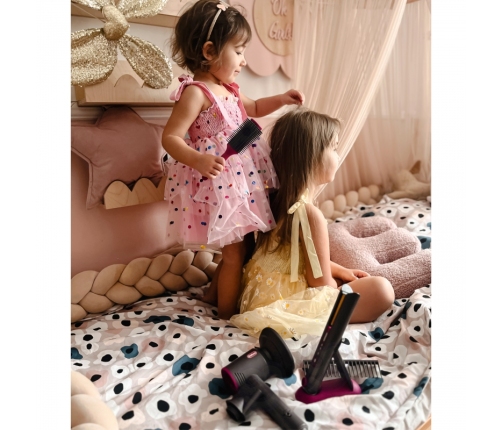 WOOPIE Zestaw Małego Fryzjera Suszarka Prostownica Akcesoria