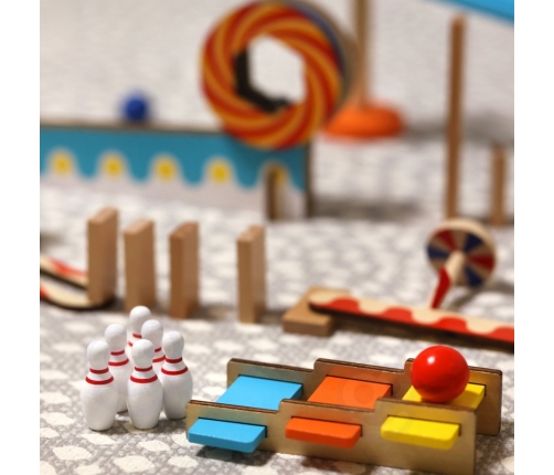 TOOKY TOY Tor Kulkowy Kulodrom Domino