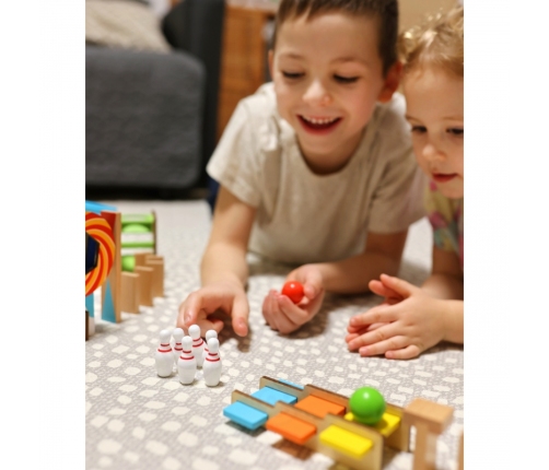 TOOKY TOY Tor Kulkowy Kulodrom Domino