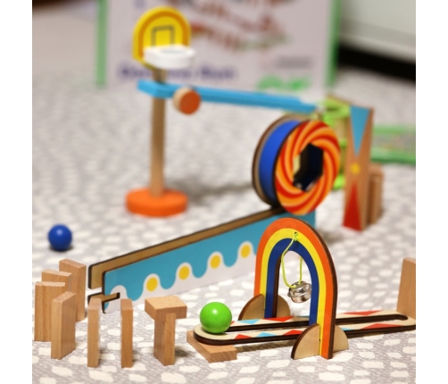 TOOKY TOY Tor Kulkowy Kulodrom Domino