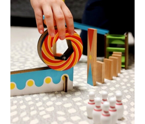 TOOKY TOY Tor Kulkowy Kulodrom Domino