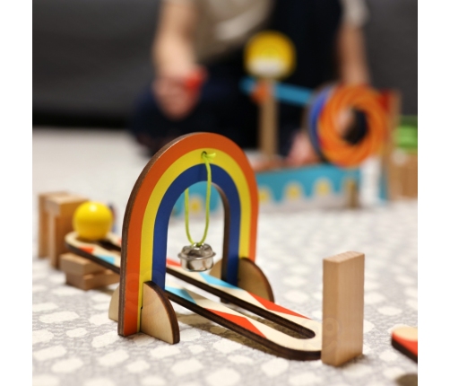 TOOKY TOY Tor Kulkowy Kulodrom Domino