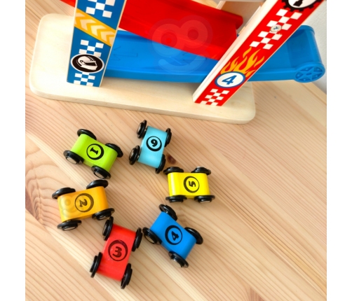 TOOKY TOY Kolorowa  Zjeżdżalnia Tor Dla Samochodów