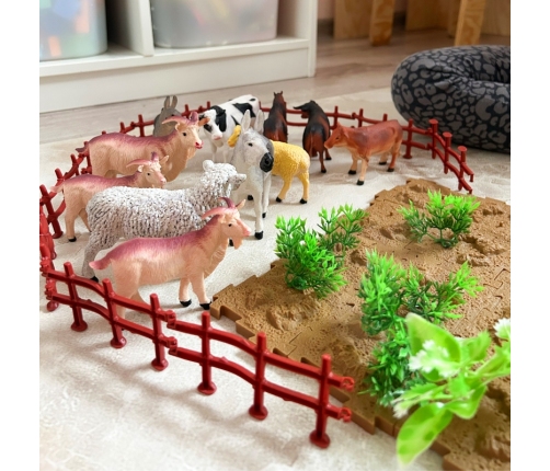 WOOPIE Zestaw Figurki Farma + Kuferek 57 el.