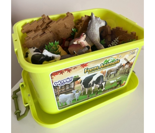 WOOPIE Zestaw Figurki Farma + Kuferek 57 el.