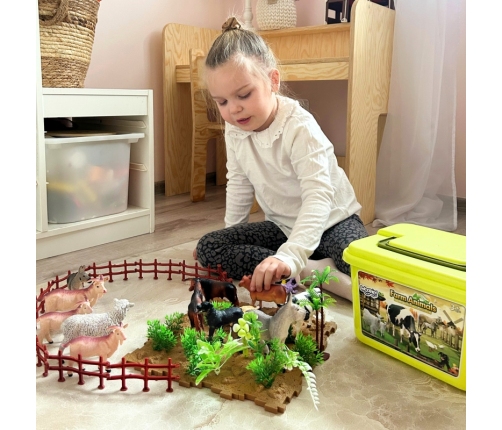 WOOPIE Zestaw Figurki Farma + Kuferek 57 el.