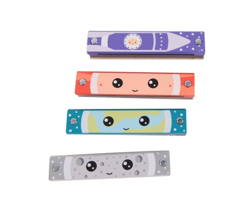 CLASSIC WORLD Drewniana Harmonijka Ustna dla Dzieci 1 szt.