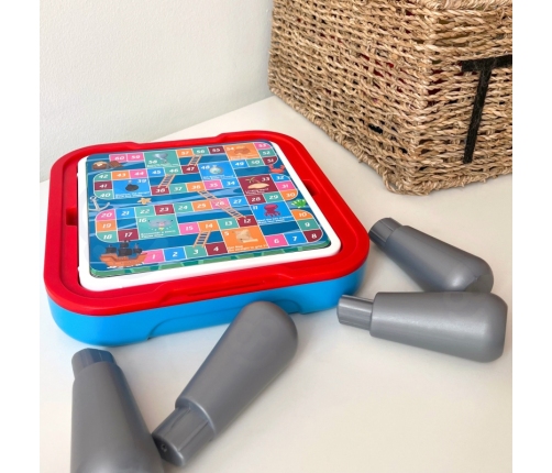 WOOPIE Stolik Gier Planszowych Logicznych 65 el. Zestaw 10w1