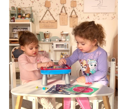 WOOPIE Stolik Gier Planszowych Logicznych 65 el. Zestaw 10w1