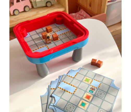 WOOPIE Stolik Gier Planszowych Logicznych 65 el. Zestaw 10w1