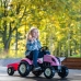 Traktors ar pedāļiem ar piekabi FALK Country Star Pink