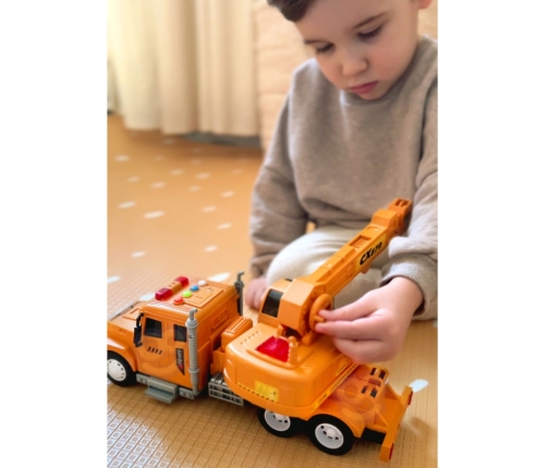 WOOPIE Interaktywny Dźwig z Ruchomym Hakiem Ciężarówka 1:14