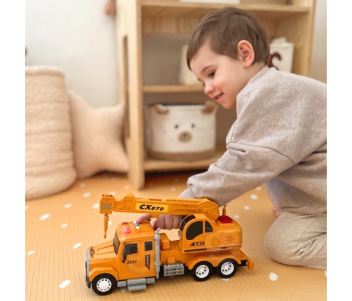 WOOPIE Interaktywny Dźwig z Ruchomym Hakiem Ciężarówka 1:14