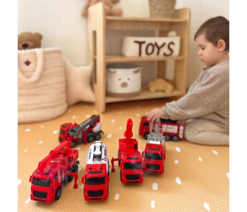 WOOPIE Zestaw Auta Straż Pożarna 6w1