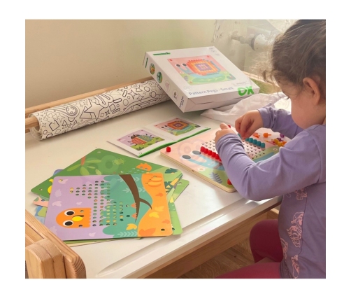 TOOKY TOY Układanka z Pinezkami Kołki Wpinaczka