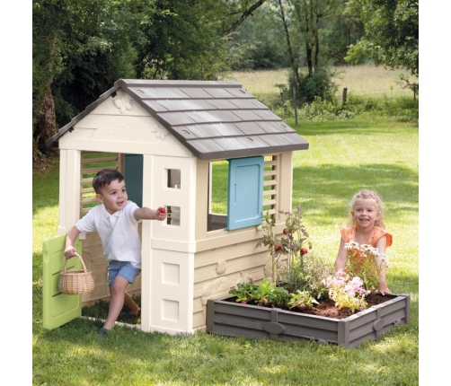 Smoby Life Domek ogrodowy z piaskownicą