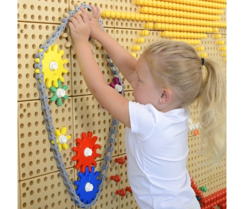 Koła Zębate Zbuduj Własny Mechanizm - Tablica Naukowo-Kreatywna Masterkidz STEM