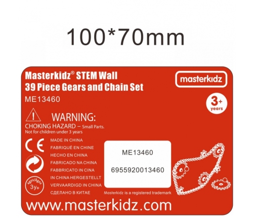 Koła Zębate Zbuduj Własny Mechanizm - Tablica Naukowo-Kreatywna Masterkidz STEM