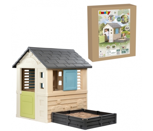 Smoby Life Domek ogrodowy z piaskownicą