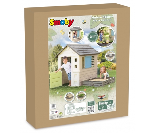 Smoby Life Domek ogrodowy z piaskownicą