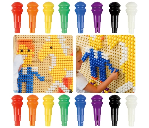 Kolorowe Kołeczki Do Tablicy Naukowej Masterkidz 512 Sztuk 8 Kolorów