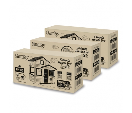 Smoby Life Domek ogrodowy Evo