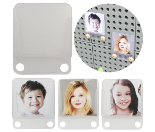 MASTERKIDZ Przezroczysta Kieszonka Na Zdjęcia Karty Etui 6 szt.