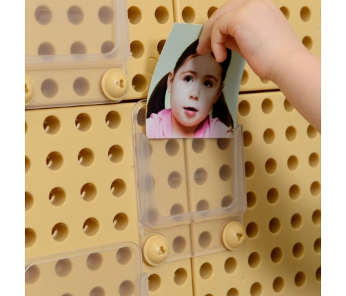 MASTERKIDZ Przezroczysta Kieszonka Na Zdjęcia Karty Etui 6 szt.