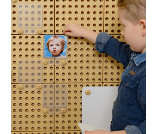 MASTERKIDZ Przezroczysta Kieszonka Na Zdjęcia Karty Etui 6 szt.