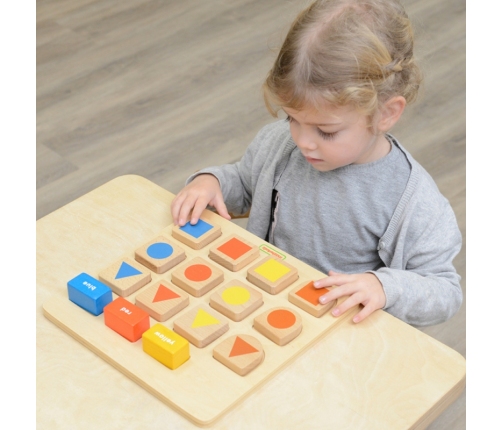 MASTERKIDZ Tablica Edukacyjna Sorter Kształty i Kolory