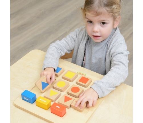 MASTERKIDZ Tablica Edukacyjna Sorter Kształty i Kolory