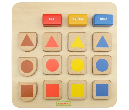 MASTERKIDZ Tablica Edukacyjna Sorter Kształty i Kolory